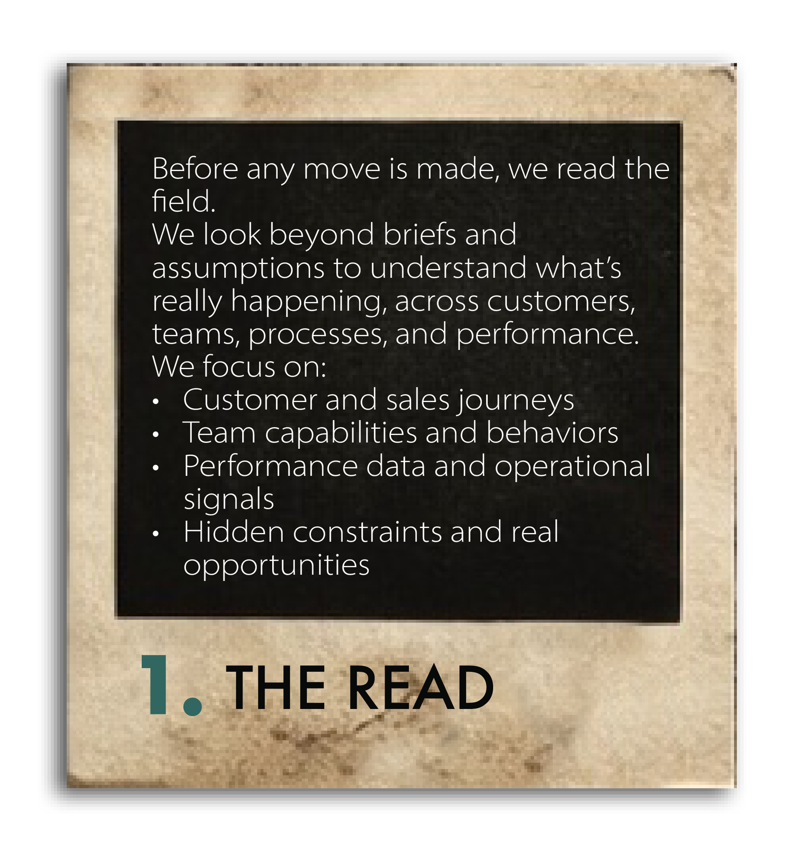 Our Methodology — 1